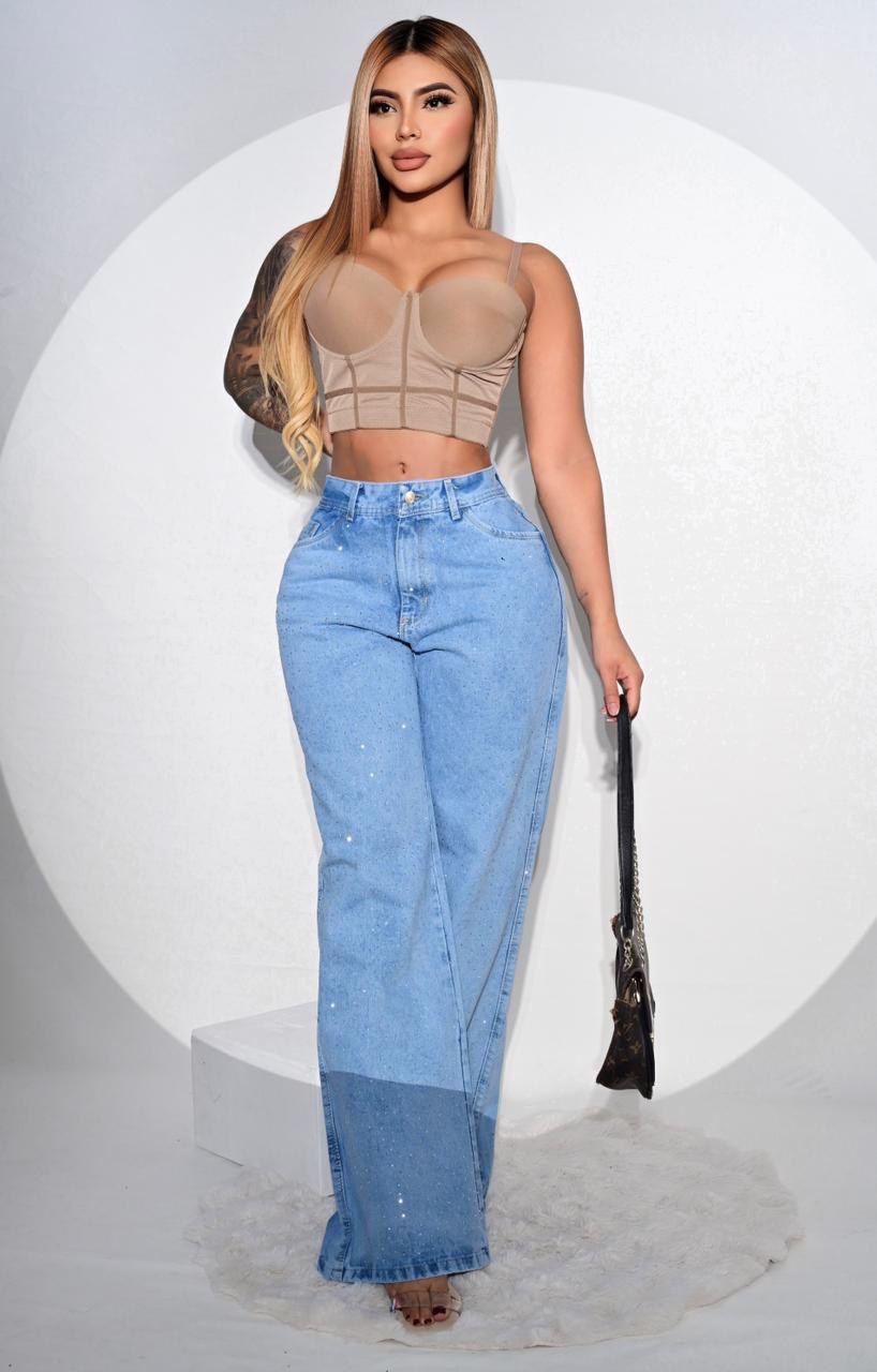 VÍSTETE DE CONFORT, BRILLO Y EXCLUSIVIDAD💎✨👖: PANTALÓN JEANS OVERSIZE +🚚 ENVÍO GRATUITO CON UN SOLO CLIC